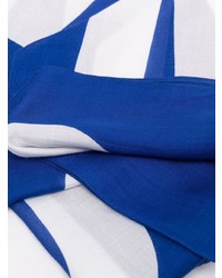 Sciarpa stampata blu di Moschino