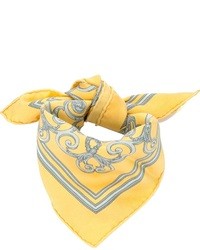 Sciarpa stampata gialla di Hermes