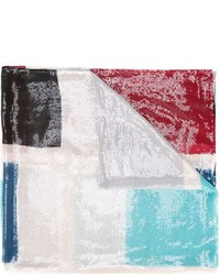 Sciarpa stampata multicolore di Armani Collezioni