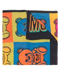Sciarpa stampata multicolore di Moschino