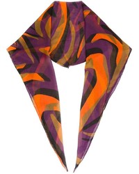 Sciarpa stampata multicolore di Versace