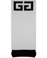 Sciarpa stampata nera e bianca di Givenchy