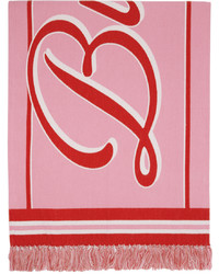 Sciarpa stampata rosa di Burberry