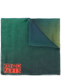 Sciarpa stampata verde scuro di Kenzo