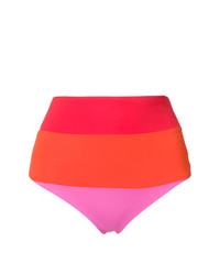 Slip bikini a righe orizzontali multicolori di Mara Hoffman