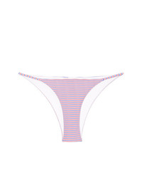 Slip bikini a righe orizzontali rosa di Onia
