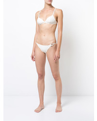 Slip bikini bianchi di Morgan Lane