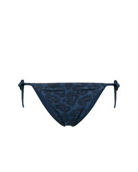 Slip bikini stampati blu scuro di Eres