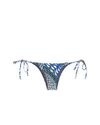 Slip bikini stampati blu di Lygia & Nanny