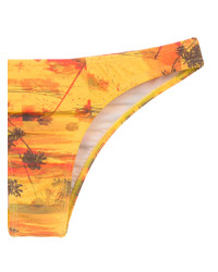 Slip bikini stampati gialli di Lygia & Nanny