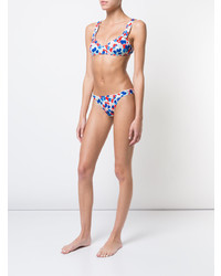 Slip bikini stampati multicolori di Morgan Lane
