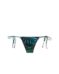 Slip bikini stampati verde scuro di Lygia & Nanny