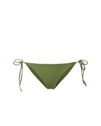 Slip bikini verde oliva di Matteau