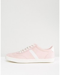 Sneakers a righe orizzontali rosa di Asos