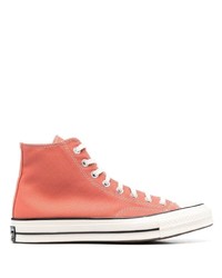 Sneakers alte arancioni di Converse