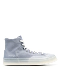 Sneakers alte azzurre di Converse