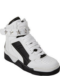Sneakers alte bianche e nere