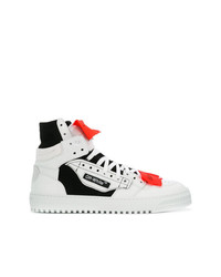 Sneakers alte bianche e nere di Off-White