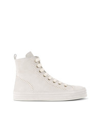 Sneakers alte bianche di Ann Demeulemeester