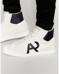 Sneakers alte bianche di Armani Jeans