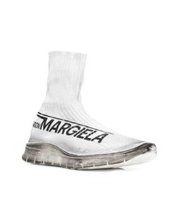 Sneakers alte bianche di Maison Margiela