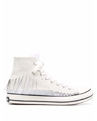 Sneakers alte bianche di Palm Angels