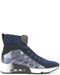 Sneakers alte blu scuro di Ash