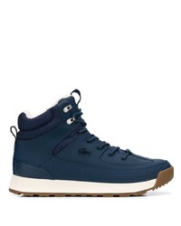 Sneakers alte blu scuro di Lacoste