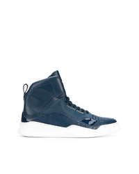 Sneakers alte blu scuro di Philipp Plein