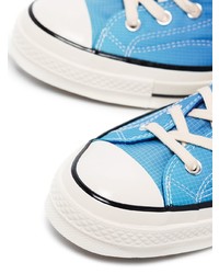 Sneakers alte blu di Converse
