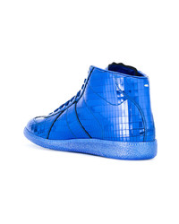 Sneakers alte blu di Maison Margiela
