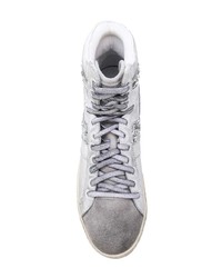 Sneakers alte con paillettes argento di IRO