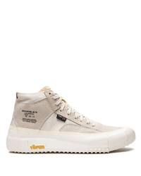 Sneakers alte di tela beige di Brand Black