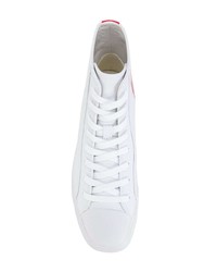 Sneakers alte di tela bianche di Calvin Klein 205W39nyc