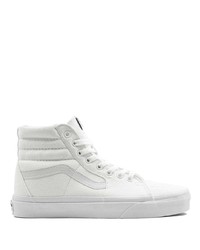 Sneakers alte di tela bianche di Vans