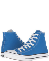 Sneakers alte di tela blu