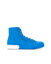 Sneakers alte di tela blu di Both
