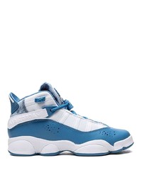 Sneakers alte di tela blu di Jordan