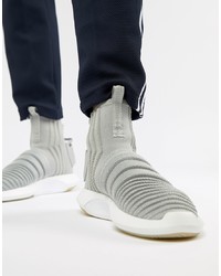 Sneakers alte di tela grigie di adidas Originals