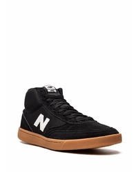 Sneakers alte di tela nere di New Balance