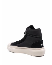 Sneakers alte di tela nere di Y-3