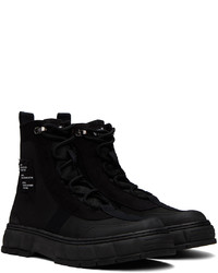 Sneakers alte di tela nere di Viron