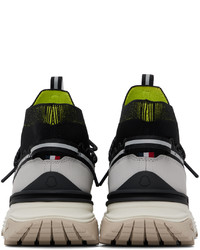 Sneakers alte di tela nere di Moncler