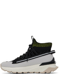 Sneakers alte di tela nere di Moncler