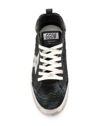 Sneakers alte di tela nere di Golden Goose Deluxe Brand