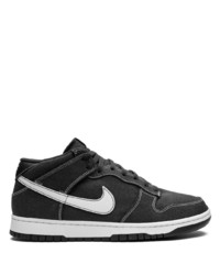 Sneakers alte di tela nere di Nike