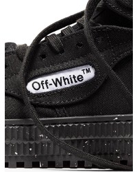 Sneakers alte di tela nere di Off-White