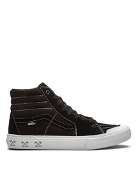 Sneakers alte di tela nere di Vans