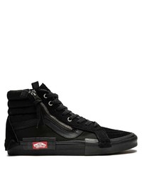 Sneakers alte di tela nere di Vans