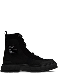 Sneakers alte di tela nere di Viron